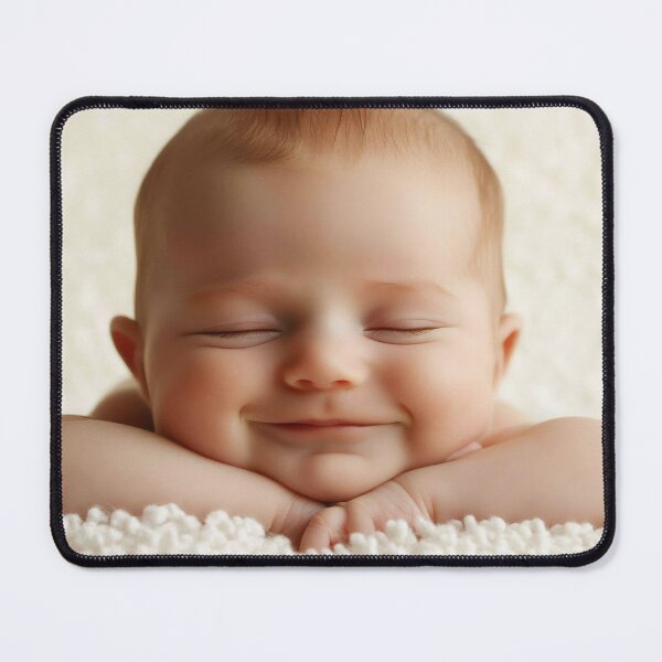 Item preview, Happy baby smiling on soft blanket designed and sold by anytka.