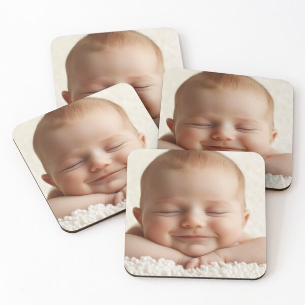 Item preview, Happy baby smiling on soft blanket designed and sold by anytka.