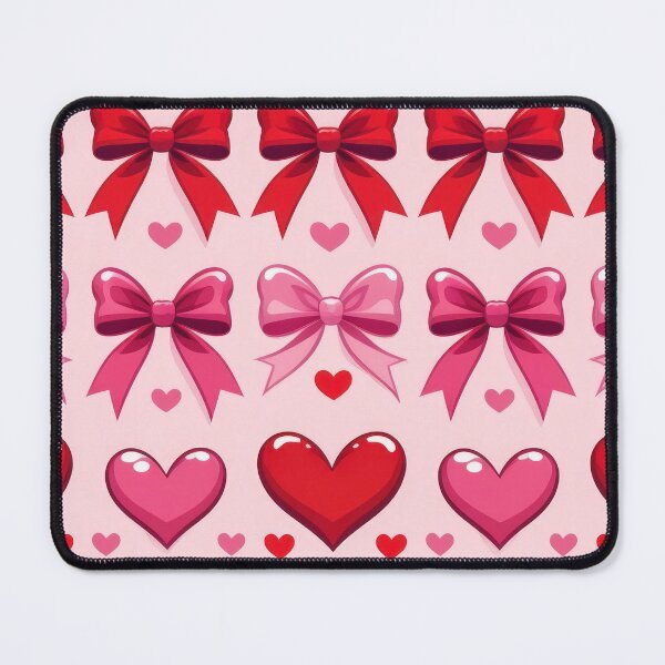 Item preview, valentines art pattern pink and red ribbons Design ,valentine ribbons,ribbons pattern,Valentines Day Pattern,valentines wallpaper designed and sold by Expressions-Sel.