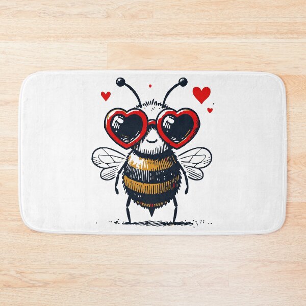 Item preview, Bee My Valentine Happy Valentine Day Sketchy designed and sold by TomFrontierArt.