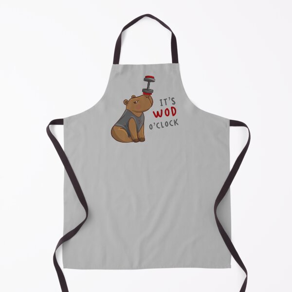 Item preview, Workout capybara WOD o’clock with barbell designed and sold by camilacarvalho.