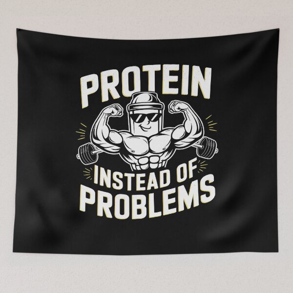 Item preview, Protein Instead Of Problems Protein Muscles designed and sold by OskarArts.