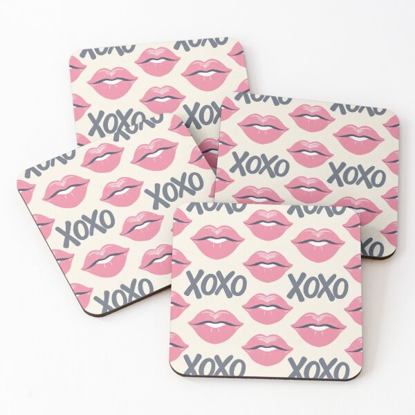 Item preview, valentines art pattern pink kisses xoxoxo Design ,valentine kisses,kisses pattern,Valentines Day Pattern,valentines wallpaper designed and sold by Expressions-Sel.