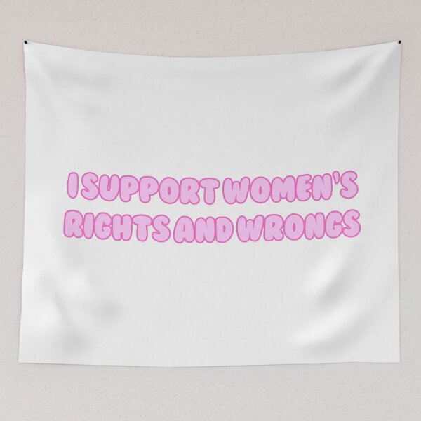 Item preview, i support womens rights and wrongs designed and sold by madebysam :).