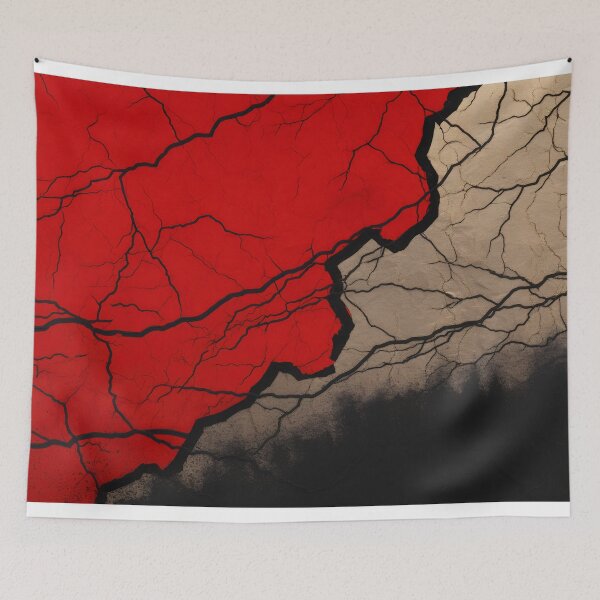 Item preview, Crimson Fracture Abstract designed and sold by anytka.