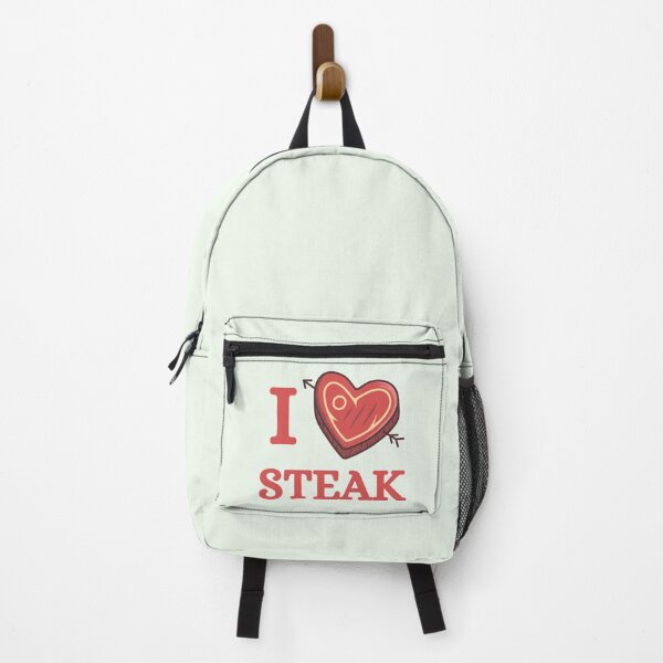 Item preview, I Love Steak Meat lover Heart designed and sold by Guess4best.