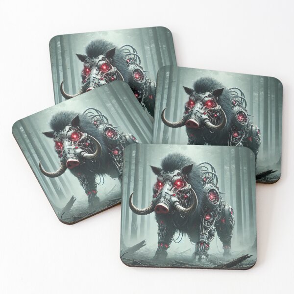 Item preview, Techno-Boar: Forest Terminator designed and sold by AlexHorrorWorld.
