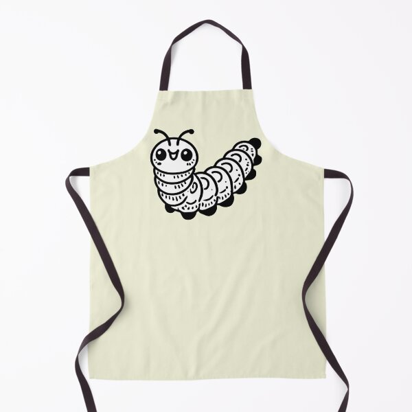 Item preview, Adorable Hand-Drawn Silkworm Illustration - Cute Minimalist Animal Art for Kids and Gift Ideas designed and sold by happyartworks.