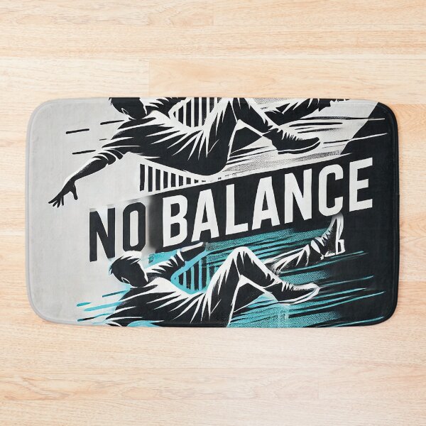 Item preview, Dynamic 'No Balance' Graphic Design designed and sold by Gold Turtle  Lina.