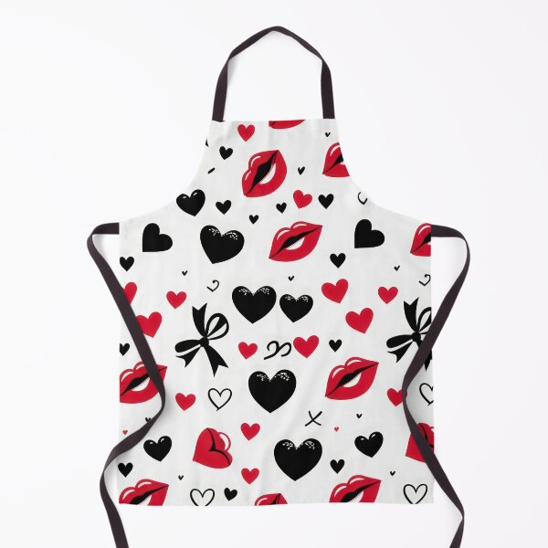 Item preview, valentines art pattern red and black kisses Design ,valentine kisses,kisses pattern,Valentines Day Pattern,valentines wallpaper designed and sold by Expressions-Sel.
