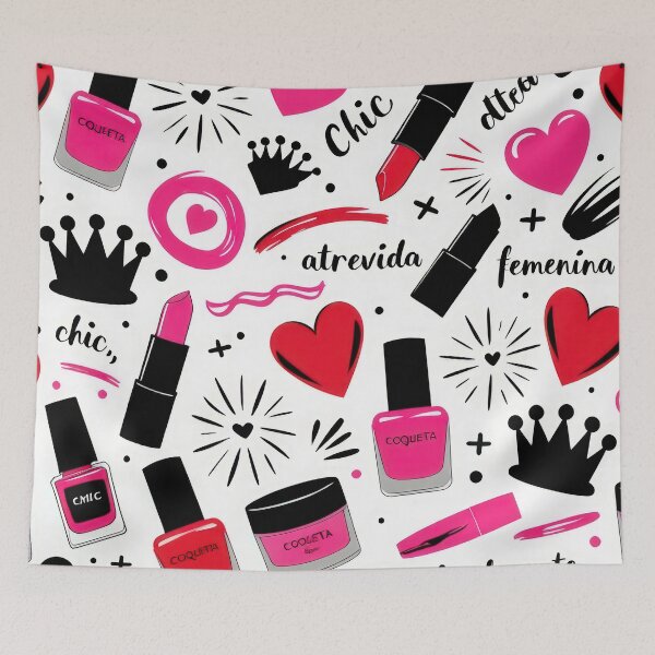 Item preview, valentines art pattern Chick Accessories Design ,valentine Chick,Chick pattern,Valentines Day Pattern,valentines wallpaper designed and sold by Expressions-Sel.