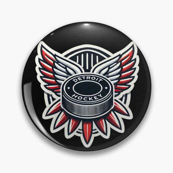 Item preview, Winged Puck Detroit Hockey designed and sold by pixelpulsenyc.