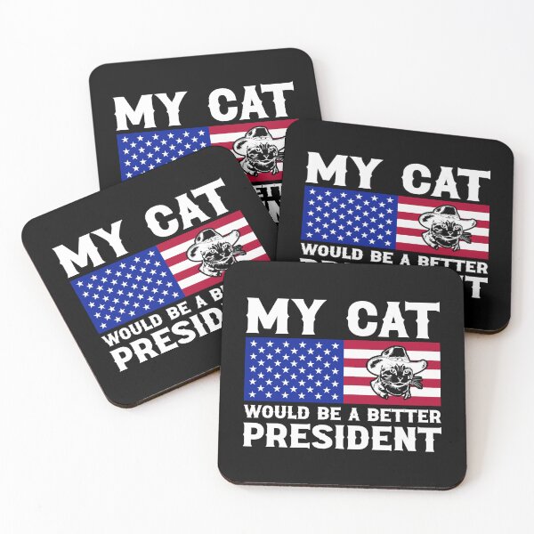 Item preview, My Cat Would Be a Better President designed and sold by ArtHavenDesign.