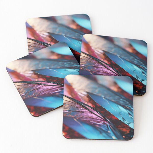 Item preview, Iridescent Feather-Like Patterns Close-Up designed and sold by anytka.