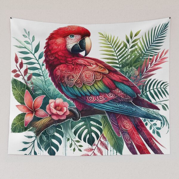 Item preview, Patterns - Jungle Animals, Macaw designed and sold by BreezyDawnDesigns.