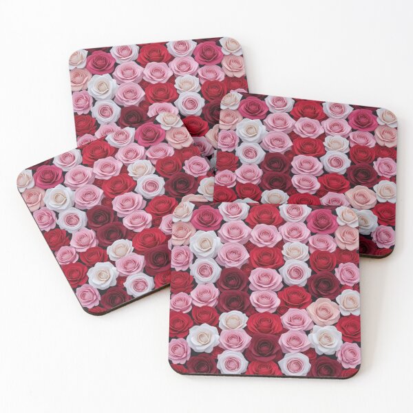Item preview, valentines art pattern Roses Flowers Design ,valentine Roses,Roses pattern,Valentines Day Pattern,valentines wallpaper designed and sold by Expressions-Sel.