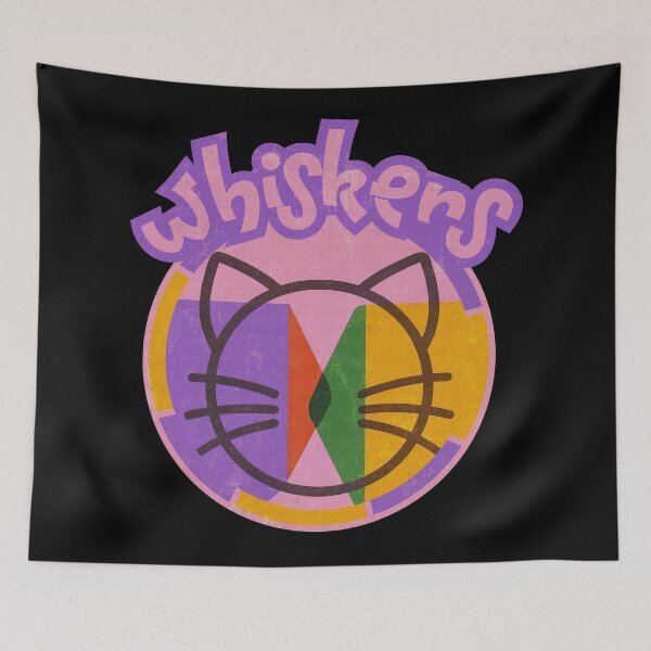 Item preview, Colorful Whiskers Cat Outline | Retro Pop Art Design designed and sold by GALUMARKET.