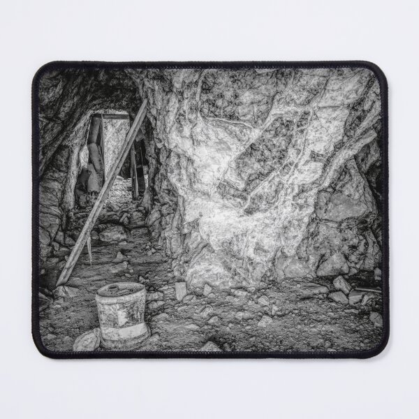 Item preview, Abandoned Mine Tunnel at Aguereberry Camp, Death Valley BW designed and sold by jrtwynam.