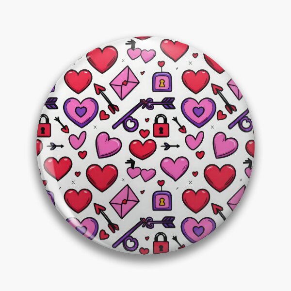 Item preview, valentines art pattern hearts with arrows and locks Design ,valentine hearts ,hearts pattern,Valentines Day Pattern,valentines wallpaper designed and sold by Expressions-Sel.