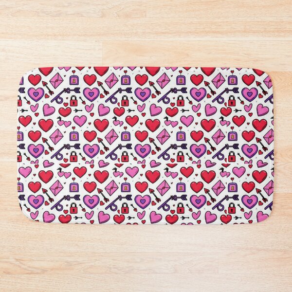 Item preview, valentines art pattern hearts with arrows and locks Design ,valentine hearts ,hearts pattern,Valentines Day Pattern,valentines wallpaper designed and sold by Expressions-Sel.