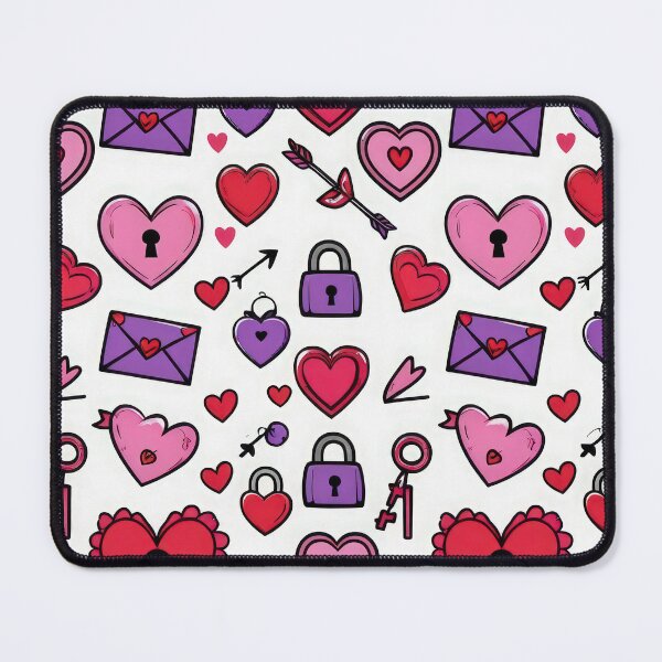 Item preview, valentines art pattern hearts with arrows and locks Design ,valentine hearts ,hearts pattern,Valentines Day Pattern,valentines wallpaper designed and sold by Expressions-Sel.
