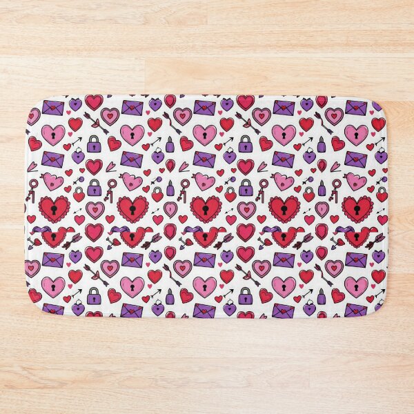 Item preview, valentines art pattern hearts with arrows and locks Design ,valentine hearts ,hearts pattern,Valentines Day Pattern,valentines wallpaper designed and sold by Expressions-Sel.