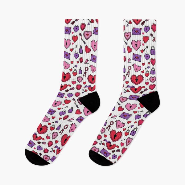 Item preview, valentines art pattern hearts with arrows and locks Design ,valentine hearts ,hearts pattern,Valentines Day Pattern,valentines wallpaper designed and sold by Expressions-Sel.