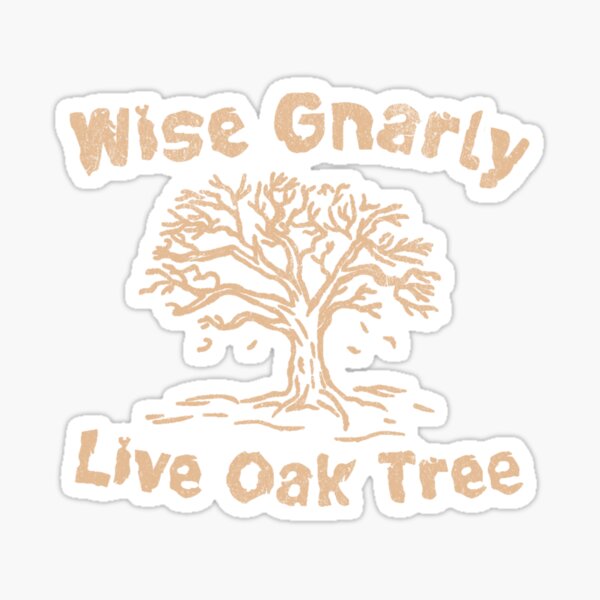 Item preview, Wise Gnarly Live Oak Tree designed and sold by donwillisjrart.