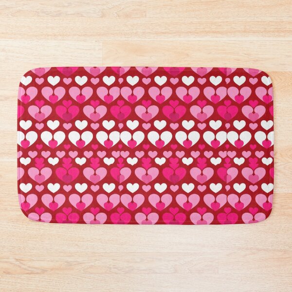 Item preview, valentines art pattern Pink and white hearts Design ,valentine hearts ,hearts pattern,Valentines Day Pattern,valentines wallpaper designed and sold by Expressions-Sel.