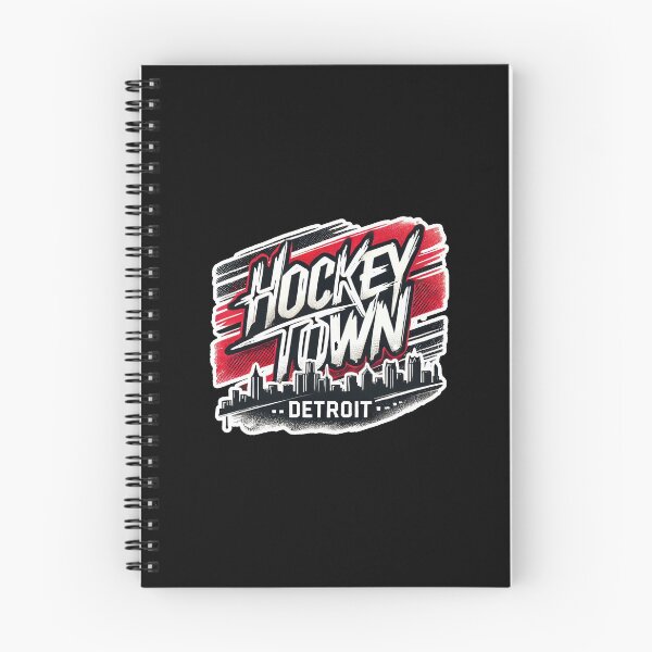 Artikelvorschau, Skyline von Hockey Town Detroit entworfen und verkauft von pixelpulsenyc.