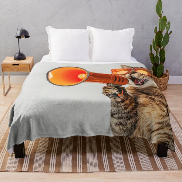 Item preview, Cat in sunglasses using a megaphone designed and sold by anytka.