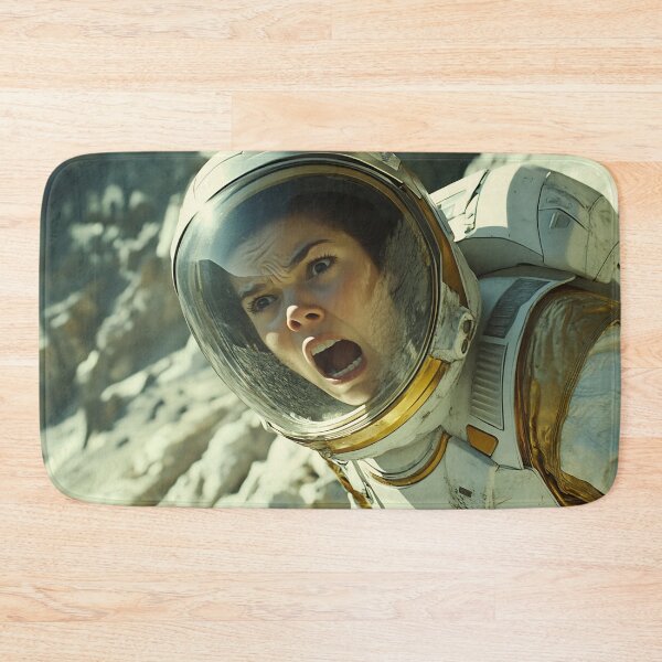 Item preview, Fearful astronaut encounters danger designed and sold by anytka.