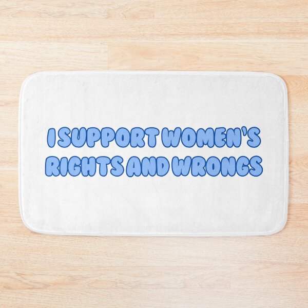 Item preview, i support womens rights and wrongs designed and sold by madebysam :).
