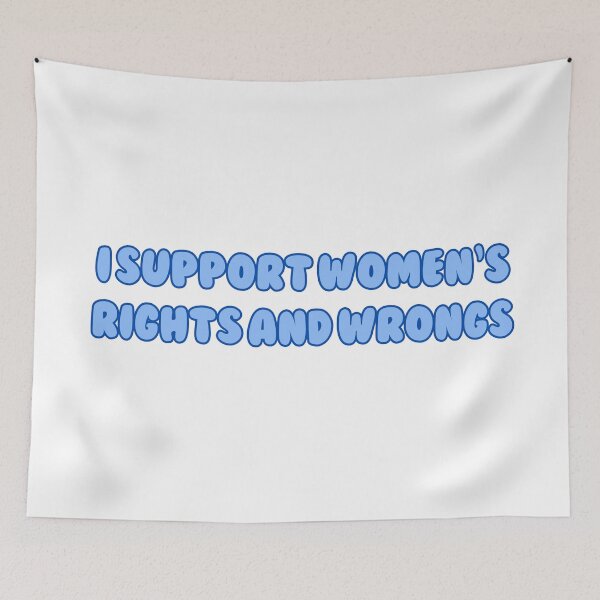 Item preview, i support womens rights and wrongs designed and sold by madebysam :).