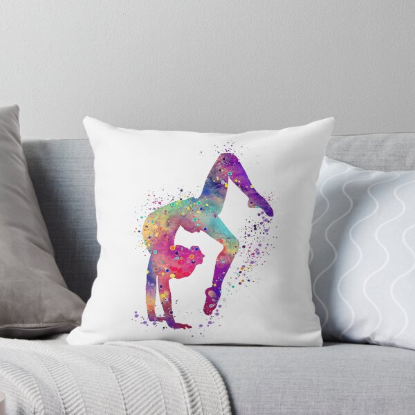 Artikel-Vorschau von Gymnastik Mädchen Tumbling Bunte Aquarell Kunst Geschenk, designt und verkauft von LotusGifts.