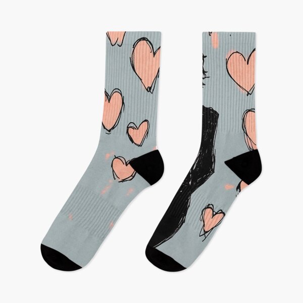 Item preview, Char with floating hearts designed and sold by anytka.
