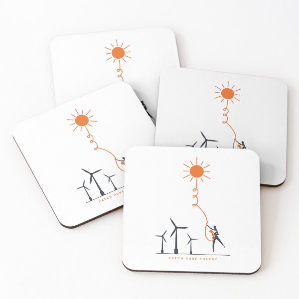 Item preview, Catch Pure Energy: Minimalist Eco Art for Renewable Energy Enthusiasts designed and sold by DesignWiseTeam.