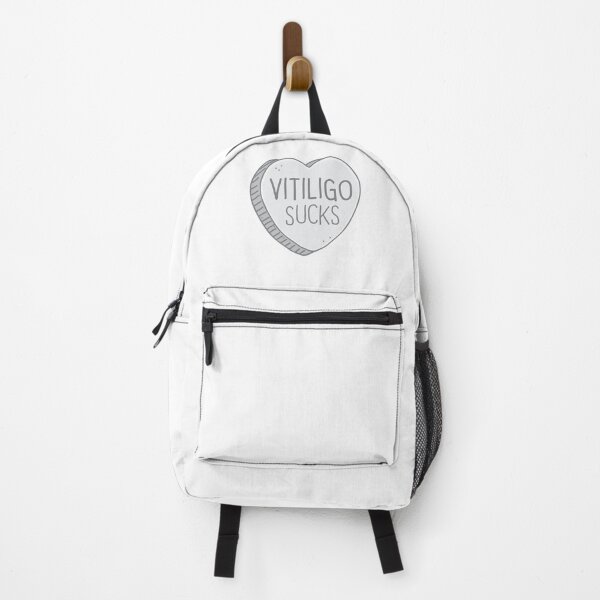 Vista previa del artículo con la obra «El vitíligo chupa en un corazón de caramelo gris», diseñado y vendido por jazzydevil.