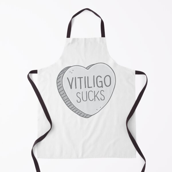 Item preview, Vitiligo Sucks in grey candy heart designed and sold by jazzydevil.