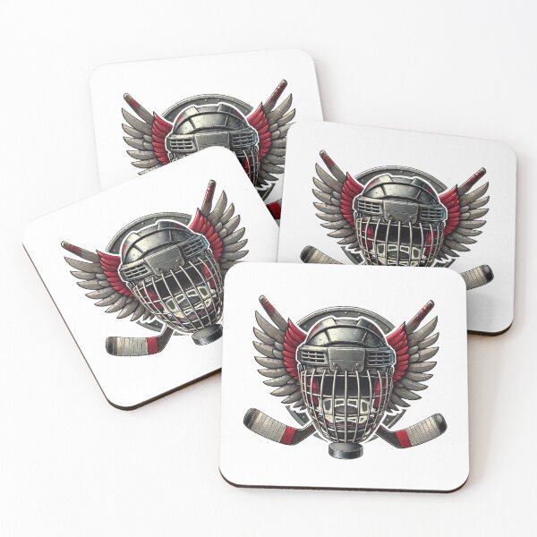 Item preview, Vintage Detroit Hockey Warrior designed and sold by pixelpulsenyc.