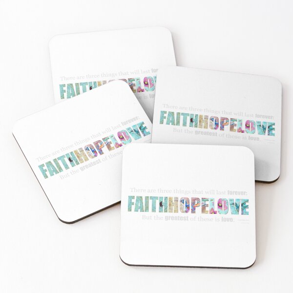 Item preview, Faith Hope Love Last Forever designed and sold by Sharon Cummings Art.