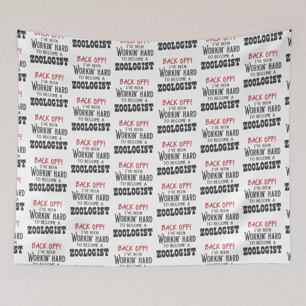 Item preview, Back off! I've been working hard to become a zoologist!  designed and sold by jazzydevil.