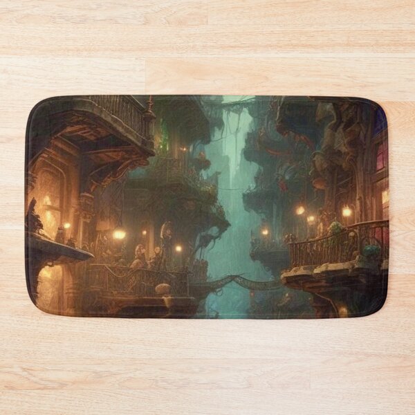 Item preview, Fantasy Town Concept 2 - Dark Fantasy Art concept designed and sold by Delerat7.
