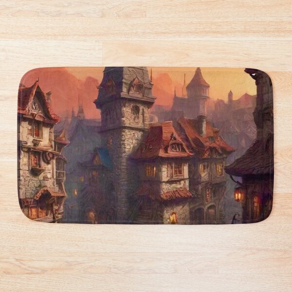 Item preview, Fantasy Town Concept 3 - Dark Fantasy Art concept designed and sold by Delerat7.