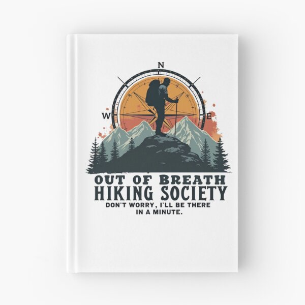 Item preview, Out of Breath Hiking Society  Funny Hiking designed and sold by ArtFromBeyond.