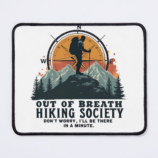 Item preview, Out of Breath Hiking Society  Funny Hiking designed and sold by ArtFromBeyond.