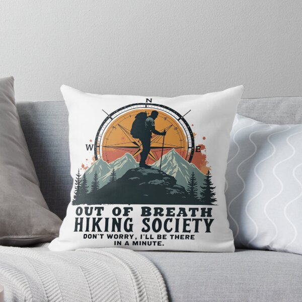 Item preview, Out of Breath Hiking Society  Funny Hiking designed and sold by ArtFromBeyond.