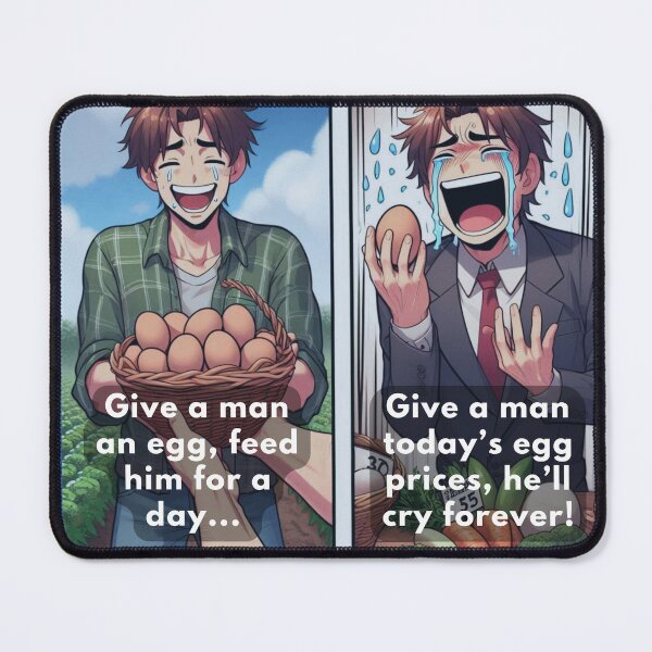Item preview, Egg Crisis 2025 - Give a Man an Egg... designed and sold by nature. electrified..