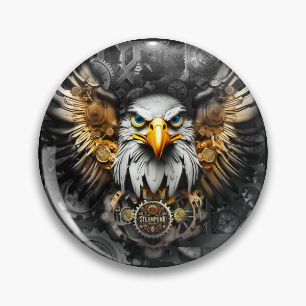 Item preview, Steampunk retro style Eagle Bird of prey designed and sold by Drone-tees.