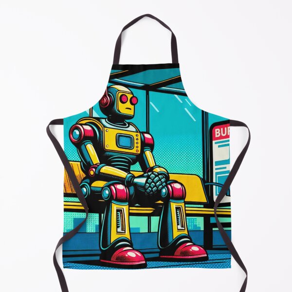 Item preview, Robot waiting at the bus stop designed and sold by Dogandesighn.
